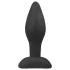 Easytoys - plug anal de silicone pequeno - preto