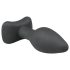 Plugue Anal de Silicone EasyToys - Pequeno (Preto)