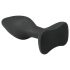 Plugue Anal de Silicone EasyToys - Pequeno (Preto)