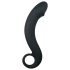 EasyToys Curved Dong - Dildo Anal Curvo de Silicone (preto)