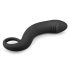 EasyToys Curved Dong - Dildo Anal Curvo de Silicone (preto)
