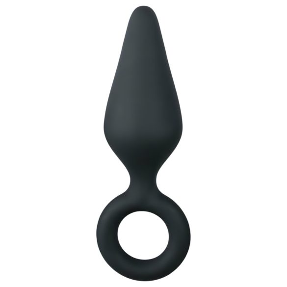 Plugue Pontiagudo Easytoys S - Plug Anal (preto) - Pequeno