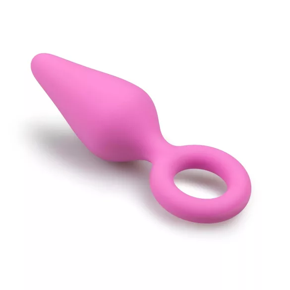 Easytoys - plug anal pequeno - silicone rosa