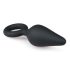 Plug Pontiagudo Easytoys - plug anal com anel - médio (preto)