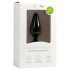 Plug Pontiagudo Easytoys - plug anal com anel - médio (preto)