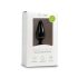 Plug Pontiagudo Easytoys - plug anal com anel - médio (preto)