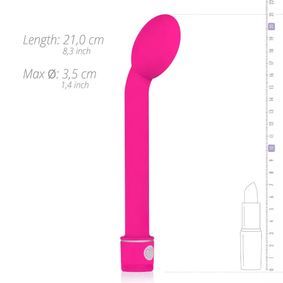 Easytoys Slim - vibrador ponto G - recarregável - silicone rosa