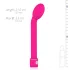 Easytoys Slim - vibrador ponto G - recarregável - silicone rosa