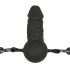 Easytoys - Mordaça com Dildo Interno (Preta)