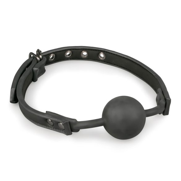 Easytoys - Mordaça de Silicone com Bola (Preta)