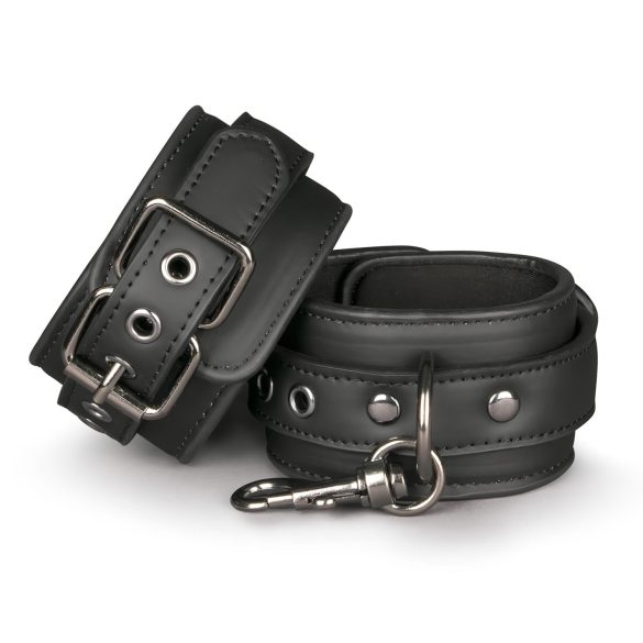 Easytoys - Algemas de couro sintético (preto)