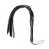 Easytoys Flogger - Chicote de Couro Sintético Macio (preto)