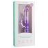 Easytoys Bunny - vibrador rotativo com movimento de empurrar - silicone lilás