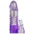 Easytoys Bunny - vibrador rotativo com movimento de empurrar - silicone lilás