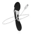 Sway No.1 - vibrador massageador recarregável 2 em 1 - silicone preto