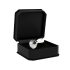 Rimba XS - Plug Anal com Pedra Transparente, Metal (Prateado)