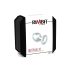 Rimba XS - Plug Anal com Pedra Transparente, Metal (Prateado)
