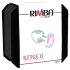 Rimba XS - plug anal metálico com pedra rosa (prata)