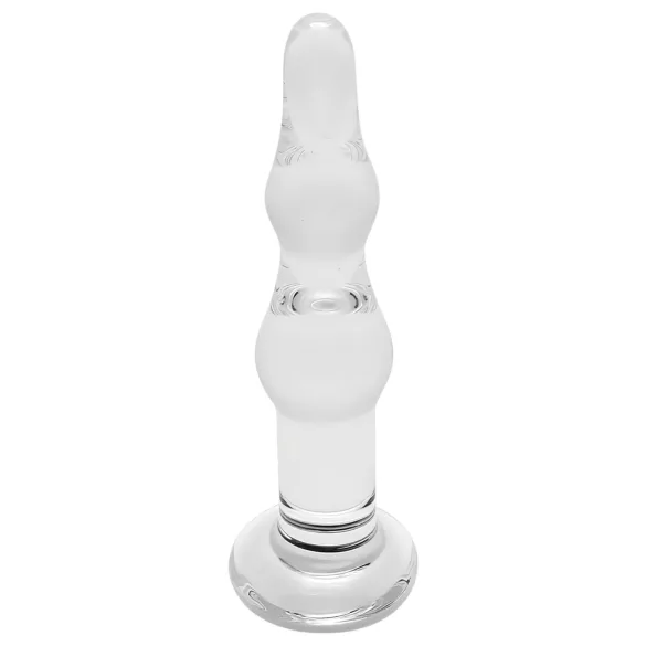 Rimba Dolly - plug anal de vidro ondulado - transparente