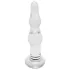 Rimba Dolly - plug anal de vidro ondulado - transparente