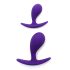 Rimba Copenhagen - Conjunto de Plugs Anais - Roxo (2 peças)