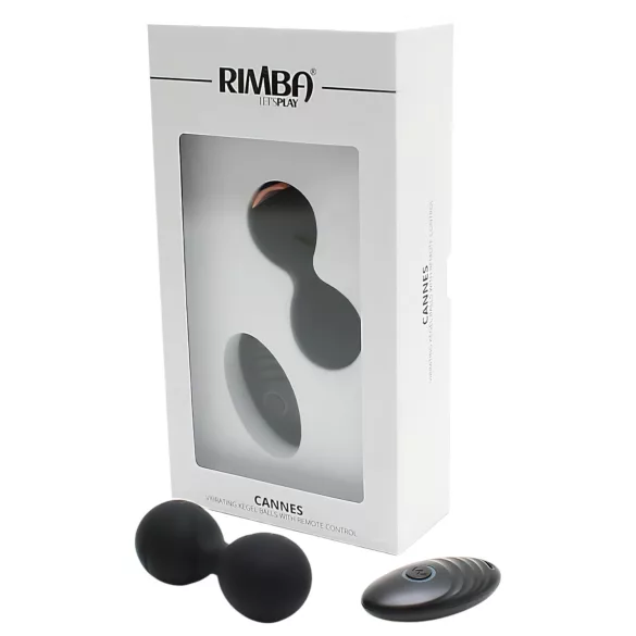 Rimba Cannes - ovo vibratório sem fio recarregável - preto