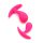 Rimba Copenhagen - Conjunto de Plugs Anais - Rosa (2 unid)