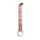 Rimba Sammy - Dildo de Vidro para Ponto G (Transparente com Estampa)