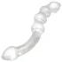 Rimba Xena - dildo duplo de vidro transparente