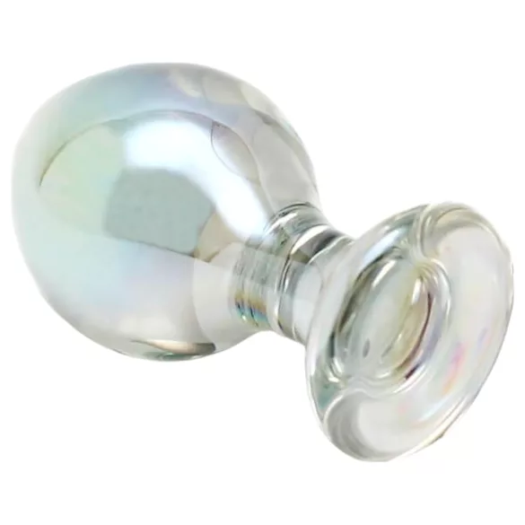 Rimba Zelda - plug anal de vidro cônico (transparente)
