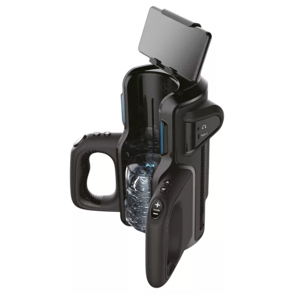 LETEN SM 500 - masturbador masculino vai e vem - suporte para celular - preto