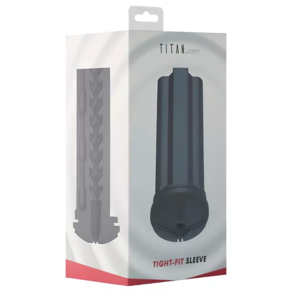 Kiiroo Titan Tight-Fit - masturbador masculino - inserto apertado - preto