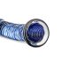 Gildo Glass Nº 5 - Dildo espiral vidro (transparente-azul)