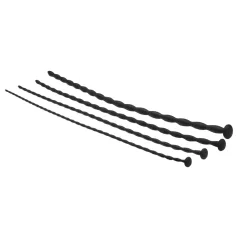 SINNER Gear - kit de dilatadores uretrais em silicone preto