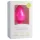Easytoys Diamond - plug anal com pedra branca grande - silicone pink