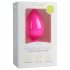 Easytoys Diamond - plug anal com pedra branca grande - silicone pink