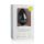 Easytoys Diamond - plug anal com pedra branca (grande) - preto