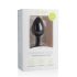 Plug Anal Preto com Pedra Easytoys Diamond - Pequeno
