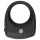 Easytoys - anel peniano vibratório - silicone preto