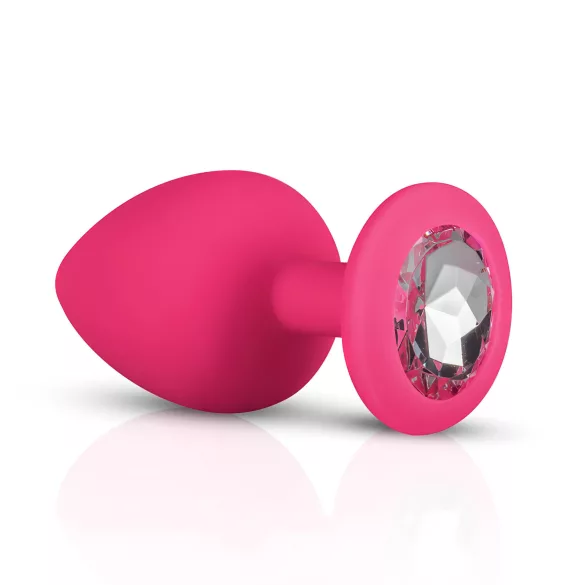 Easytoys Diamond - plug anal kit - silicone rosa