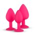 Easytoys Diamond - Conjunto de Plug Anal (Rosa)