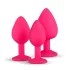 Easytoys Diamond - plug anal kit - silicone rosa