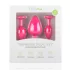 Easytoys Diamond - plug anal kit - silicone rosa