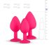 Easytoys Diamond - Conjunto de Plug Anal (Rosa)