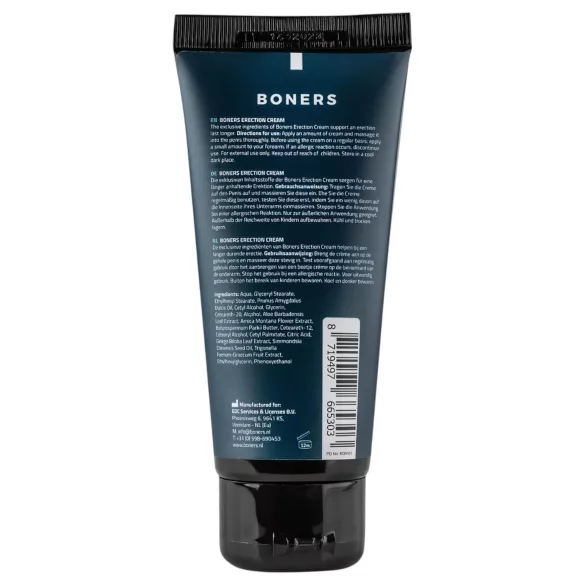Boners - creme estimulante para ereção masculina - 100ml