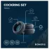 Boners - anel peniano silicone - kit com 3 unidades - cinza