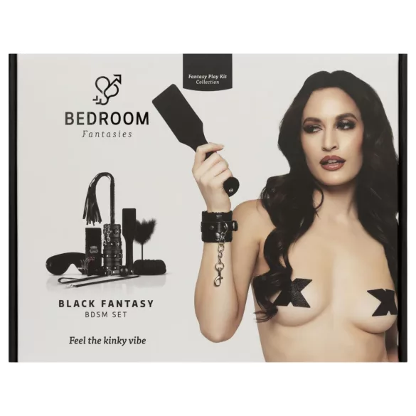 Secret Pleasure Chest - kit BDSM avançado - 14 peças - preto