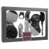 LoveBoxxx - kit de bondage com vibrador - 6 peças - preto