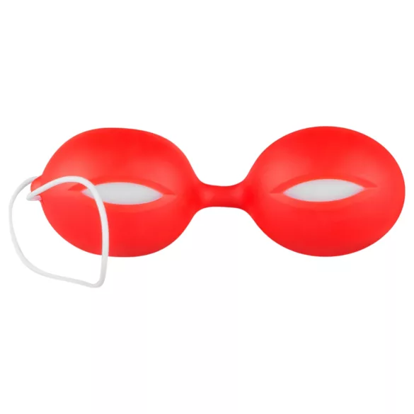 LoveBoxxx I love Red - kit de amarração com vibrador 6 peças - vermelho