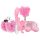 LoveBoxxx Amo Pink - Conjunto de Bondage com Vibrador (6 peças) - Rosa